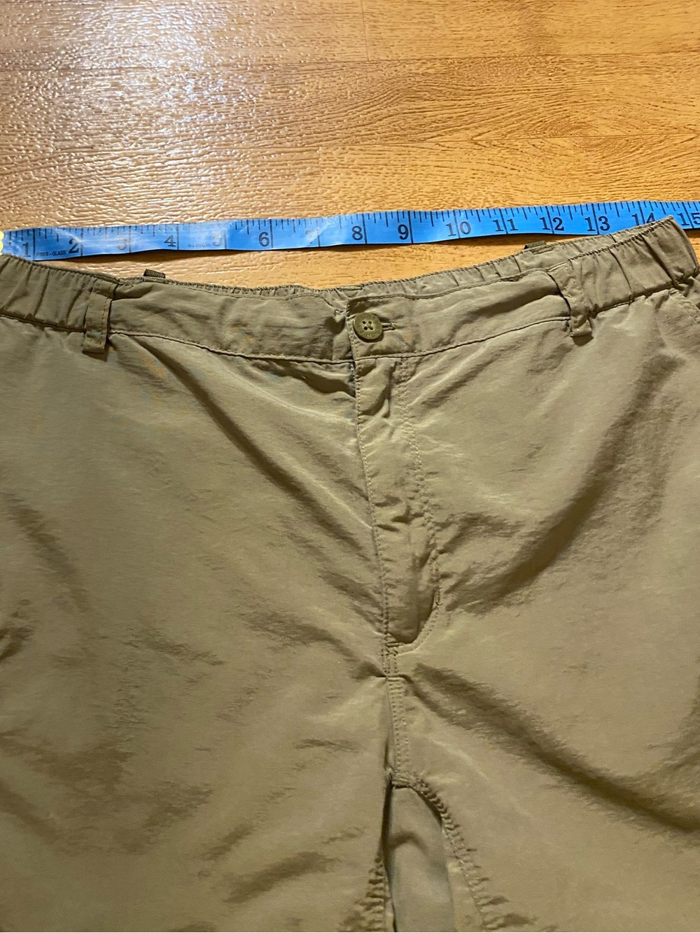 Vintage 2007 The North Face Nylon Cargo Hiking Shorts Medium Olive Gorpcore